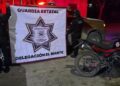 La Guardia Estatal recupera en colonia de El Mante una motocicleta con reporte de robo