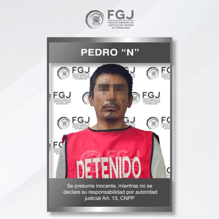 Fiscalías capturan en Coahuila a Pedro ‘N’ por un feminicidio cometido en Reynosa