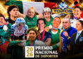 Anuncia Gobierno de México ganadores del Premio Nacional de Deportes 2026