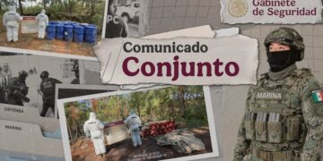 Marina, SSPC y FGR localizan e inhabilitan dos laboratorios clandestinos en Durango