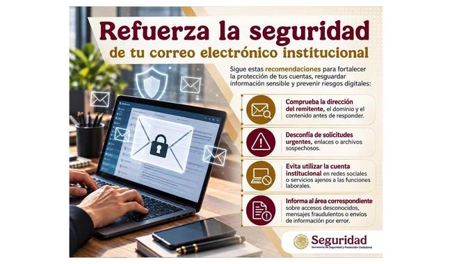 SSPC emite recomendaciones para fortalecer la seguridad de los correos electrónicos institucionales