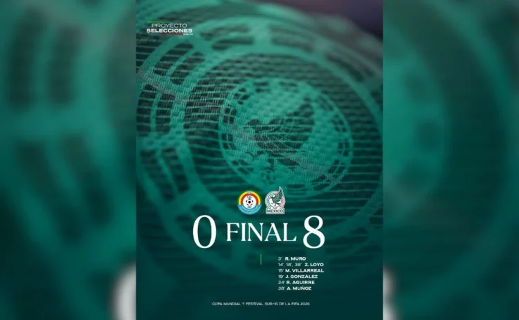 ‘Tri’ Sub 15 de México cierra fase de grupos con paso perfecto en Mundial de Azerbaiyán 2026